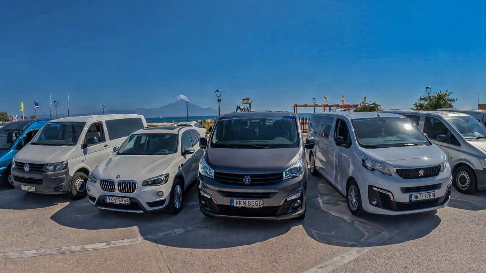 business transfer driver minivan halkidiki