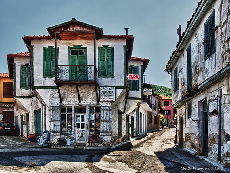 Colorful Houses in Arnea