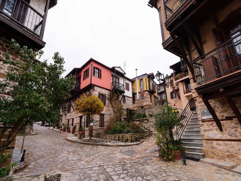 Arnea Traditional Village Streets